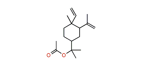 2-(3-Isopropenyl-4-methyl-4-vinylcyclohexyl)-propan-2-ol acetate
